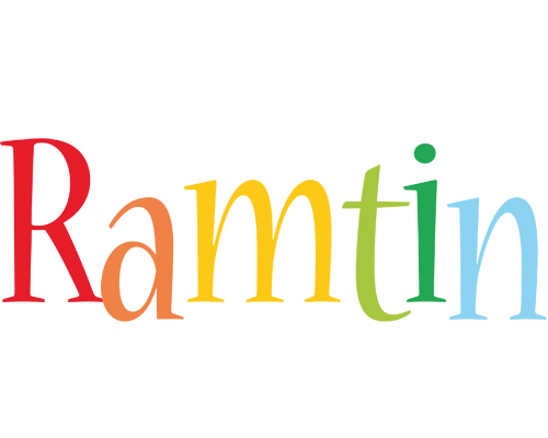 Ramtin birthday logo
