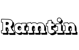 Ramtin snowing logo