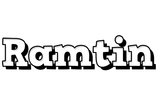 Ramtin snowing logo
