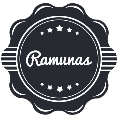 Ramunas badge logo