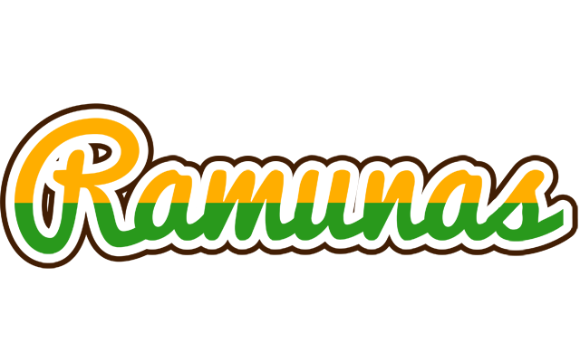Ramunas banana logo