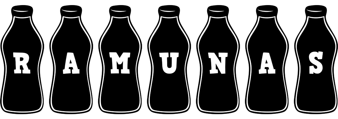Ramunas bottle logo