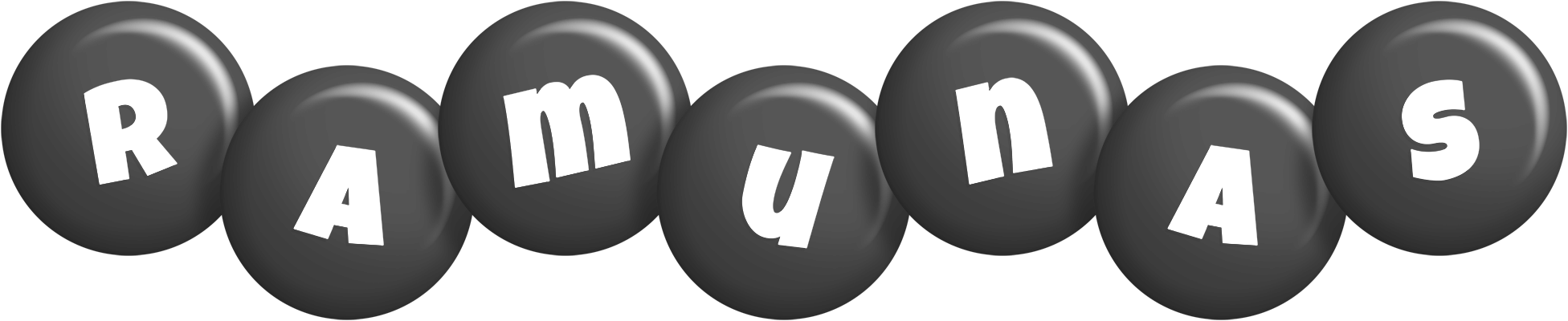 Ramunas candy-black logo