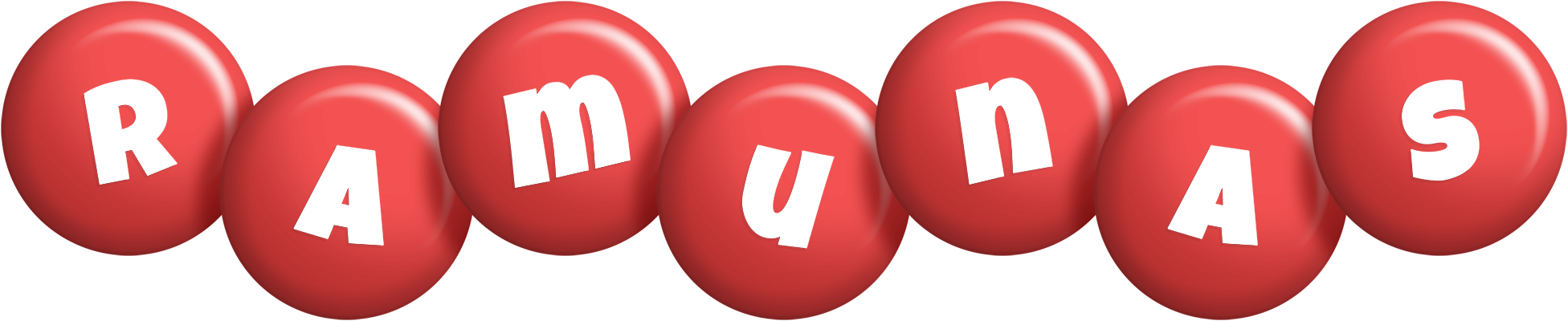 Ramunas candy-red logo