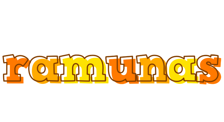 Ramunas desert logo