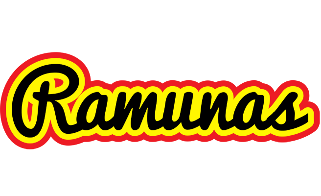 Ramunas flaming logo