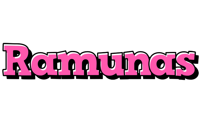 Ramunas girlish logo