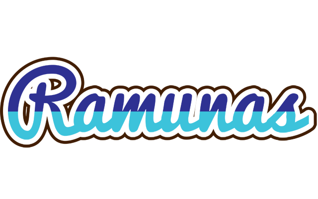 Ramunas raining logo