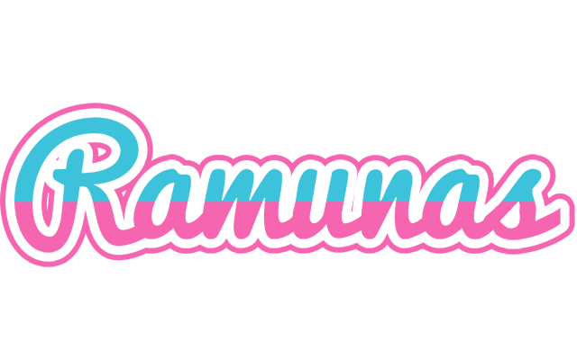 Ramunas woman logo