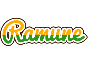 Ramune banana logo