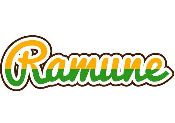 Ramune banana logo