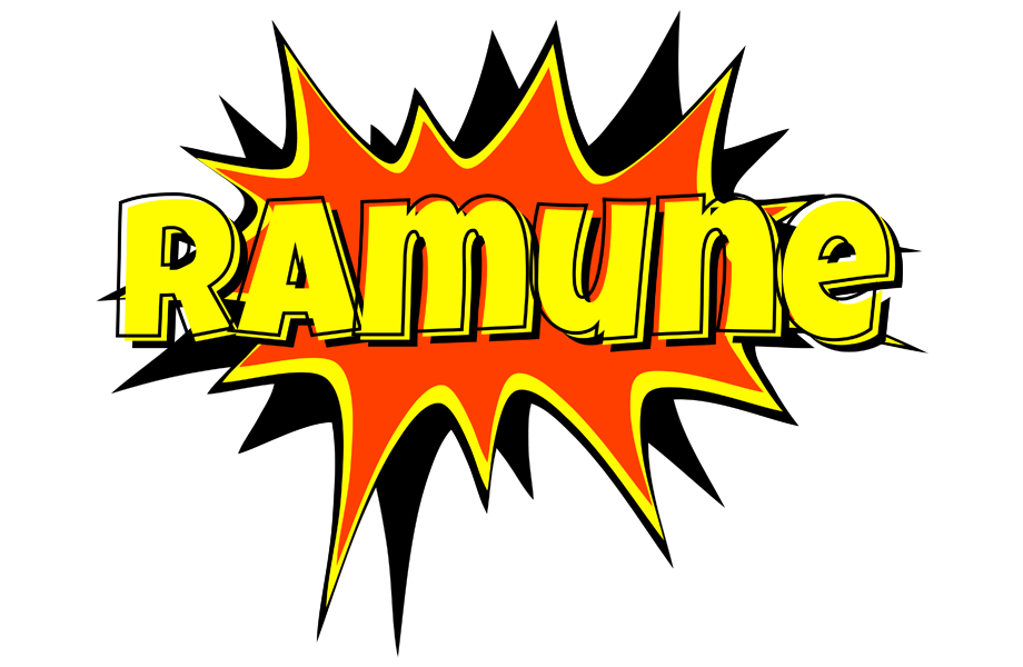 Ramune bazinga logo