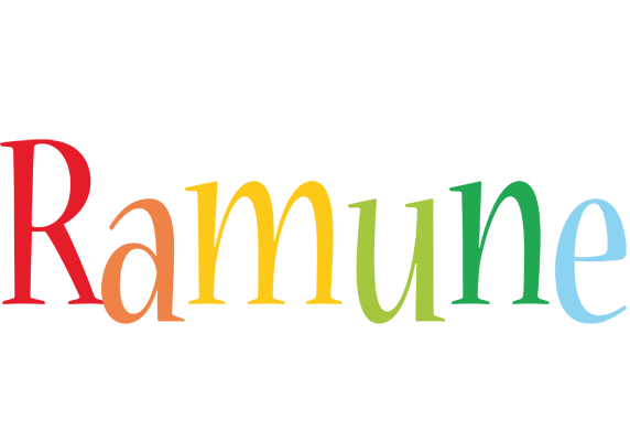 Ramune birthday logo