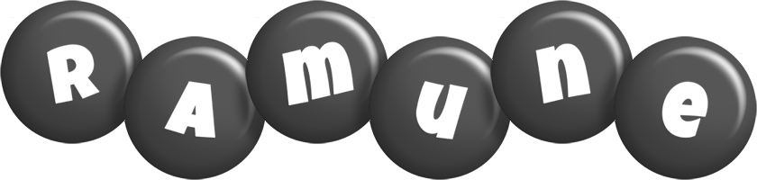 Ramune candy-black logo