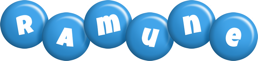 Ramune candy-blue logo