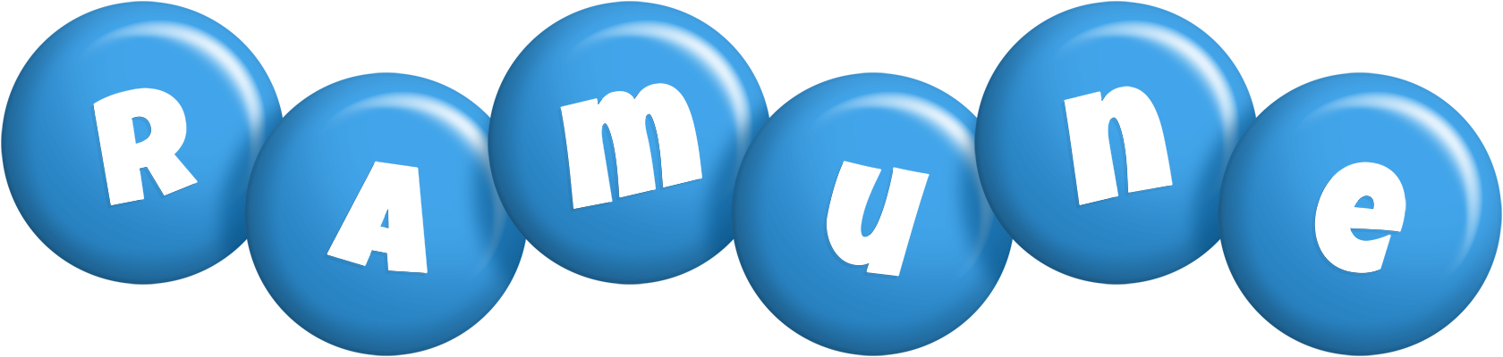 Ramune candy-blue logo