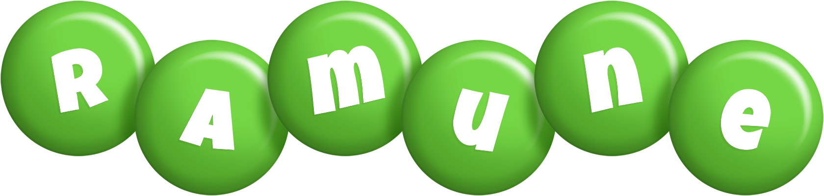 Ramune candy-green logo