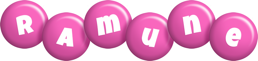 Ramune candy-pink logo