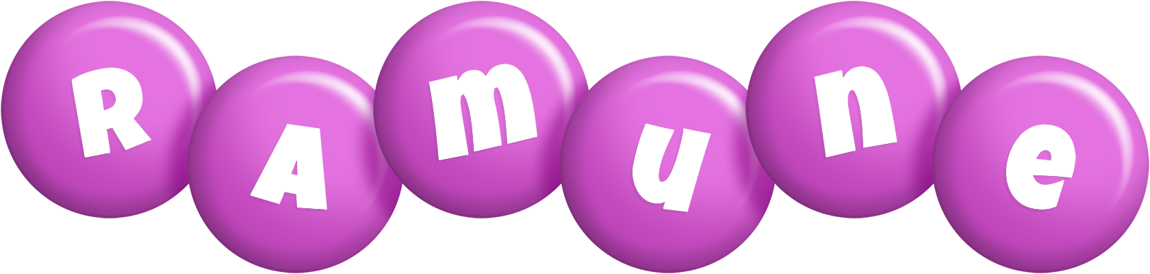 Ramune candy-purple logo