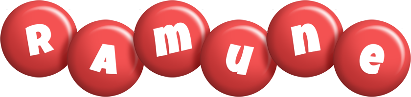 Ramune candy-red logo