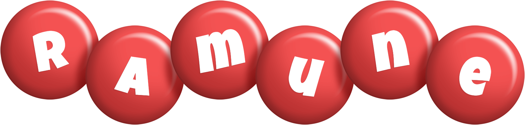 Ramune candy-red logo