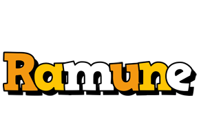 Ramune cartoon logo