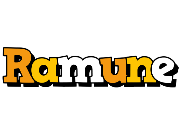 Ramune cartoon logo