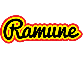 Ramune flaming logo