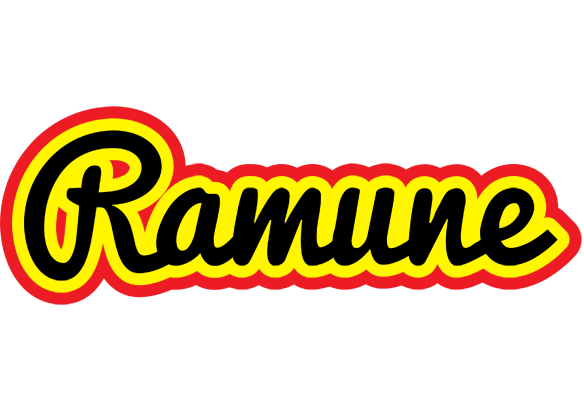 Ramune flaming logo