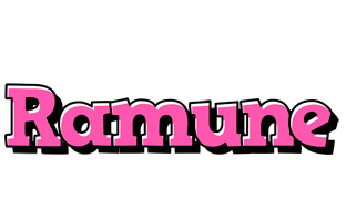Ramune girlish logo