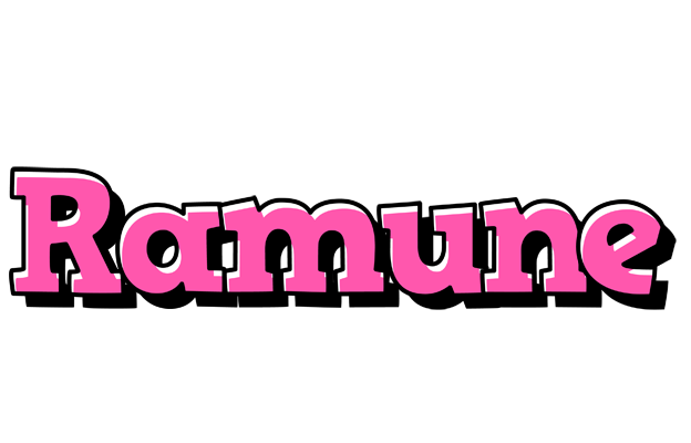 Ramune girlish logo