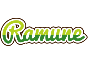 Ramune golfing logo