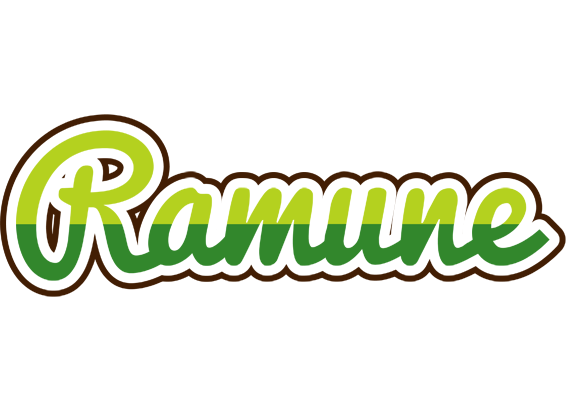 Ramune golfing logo