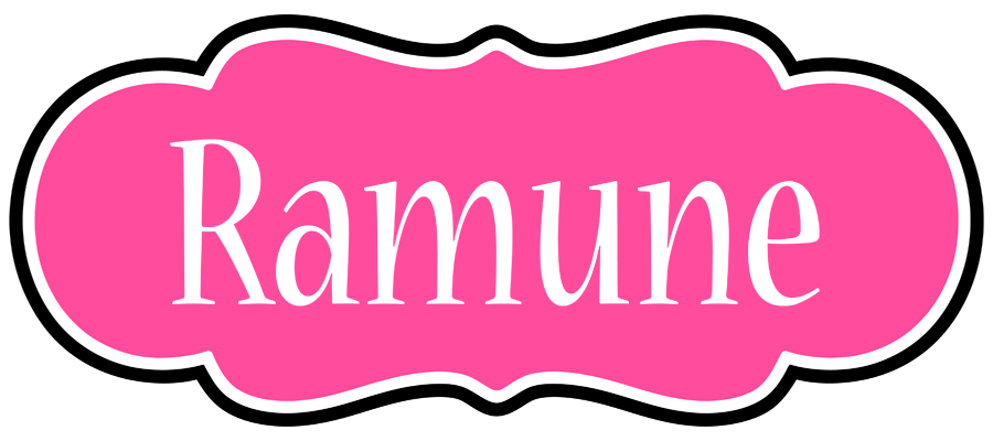 Ramune invitation logo