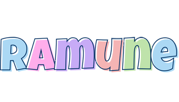 Ramune pastel logo
