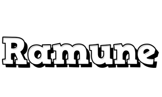 Ramune snowing logo