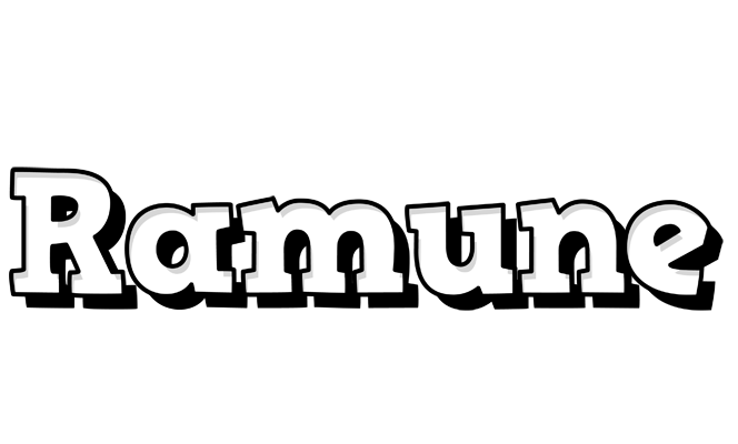 Ramune snowing logo