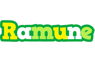 Ramune soccer logo