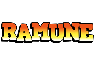 Ramune sunset logo