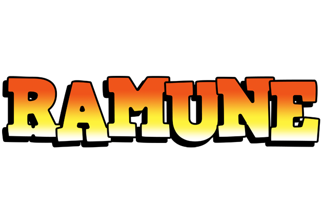 Ramune sunset logo