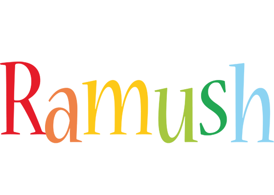 Ramush birthday logo