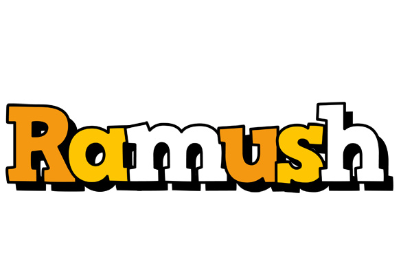 Ramush cartoon logo