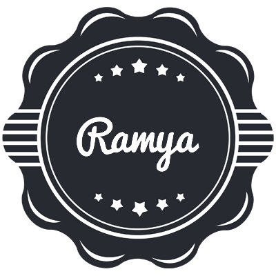 Ramya badge logo