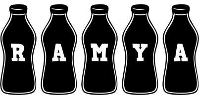 Ramya bottle logo