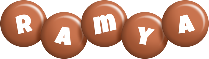 Ramya candy-brown logo