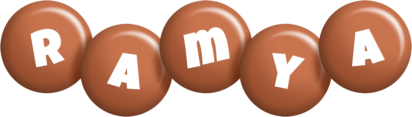Ramya candy-brown logo