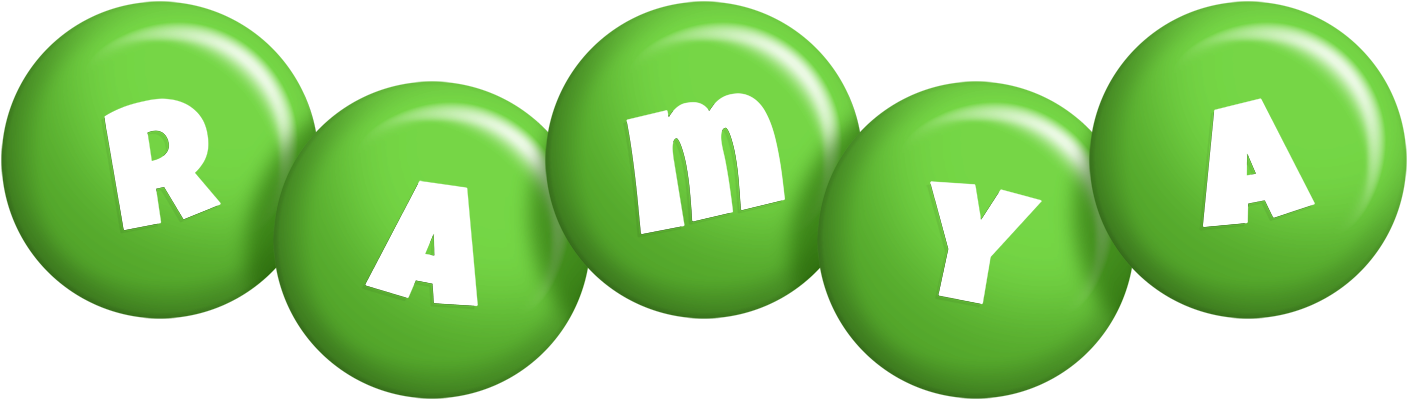 Ramya candy-green logo