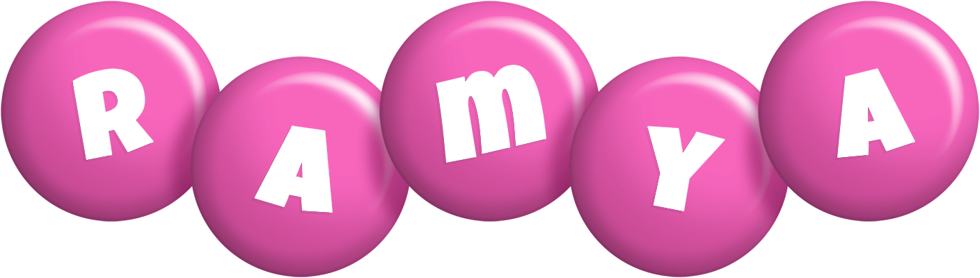 Ramya candy-pink logo