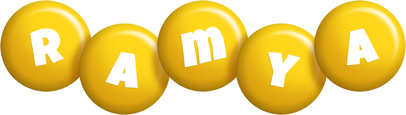 Ramya candy-yellow logo