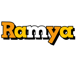 Ramya cartoon logo